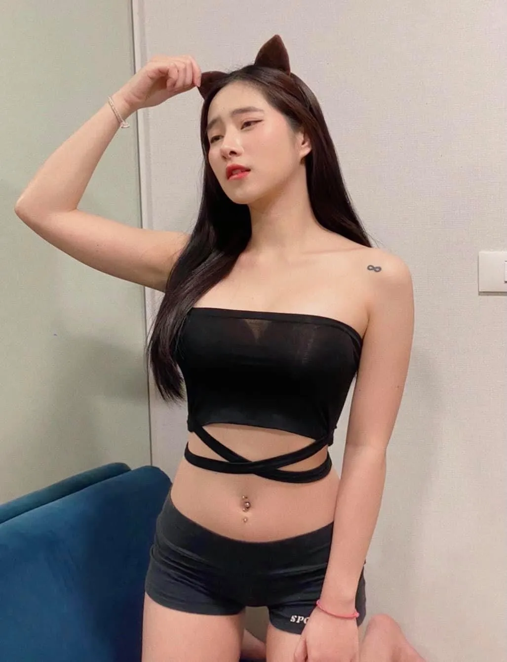 น้องนุ้งนิ้ง เน็ตไอดอลเซ็กซี่ หน้าหมวย หุ่นดี ผิวขาวเนียนไปทั้งตัว 19