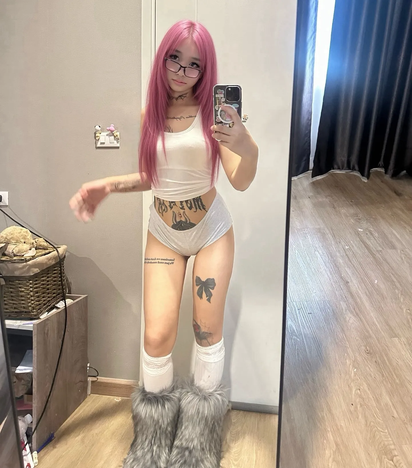 โอปอล์ Onlyfans หรือ โอปอล์จุ๊ป เน็ตไอดอลรอยสักเซ็กซี่ ผลงานเร้าใจ 33